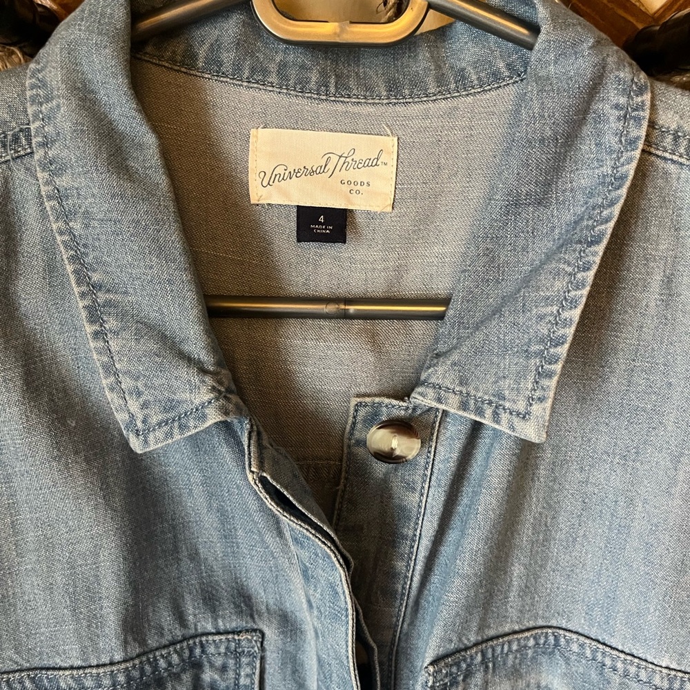 Universal Thread Light Blue Utility Jumpsuit - Picture 2 of 9